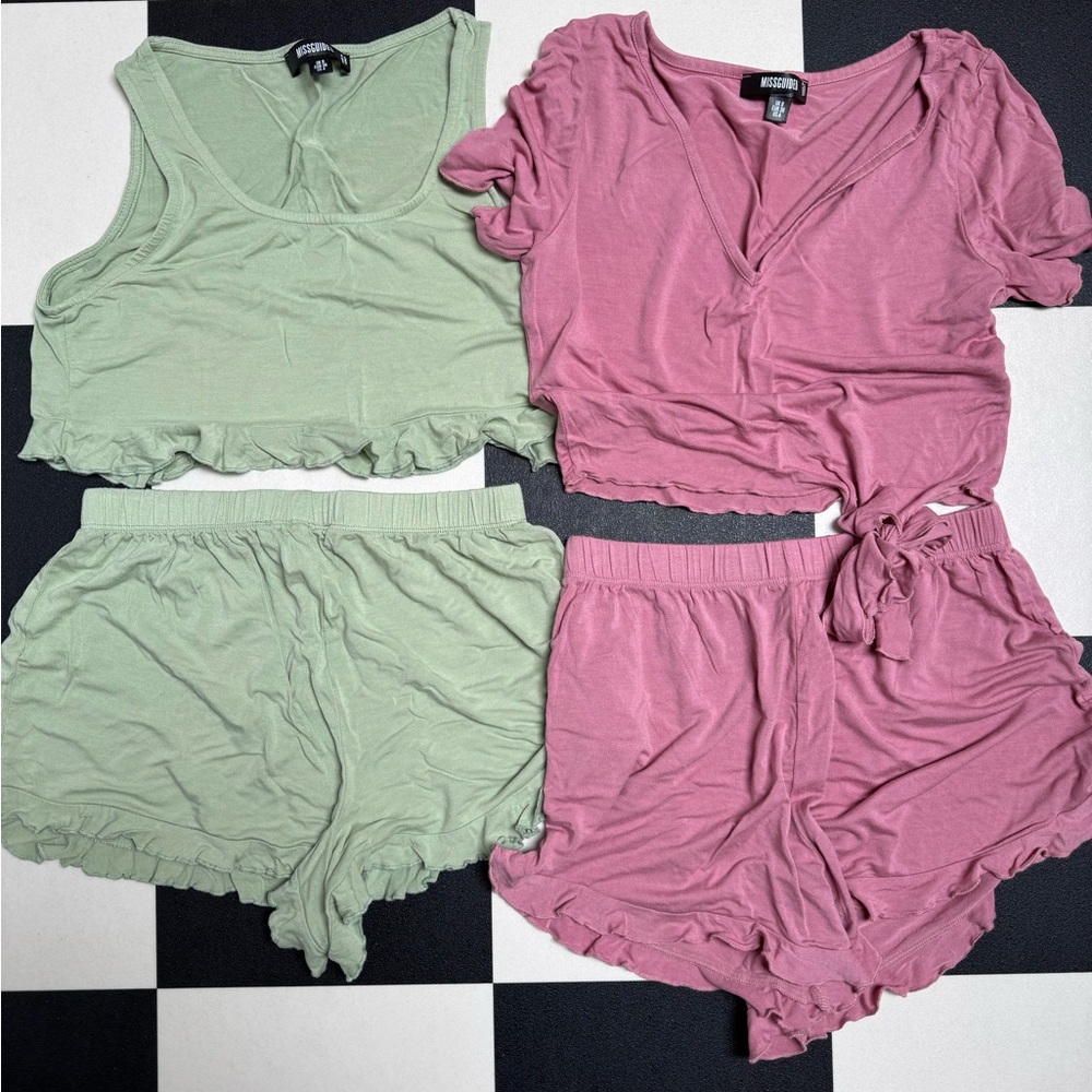 Matching Shorts/Tops Lounge Set or Sleepwear Set